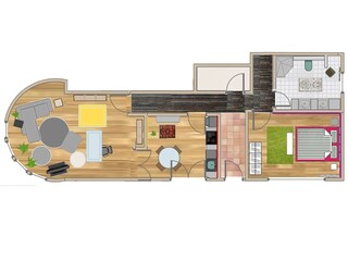 Ferienwohnung Kölbingen Grundriss 5