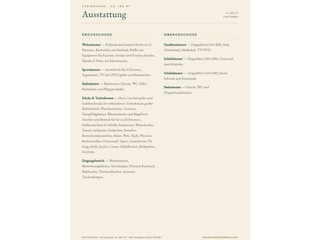 Ausstattung Ferienhaus
