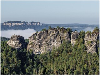 Festung Königstein im Hintergrund
