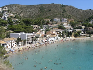 The Portet beach