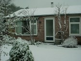 Bungalow im winter