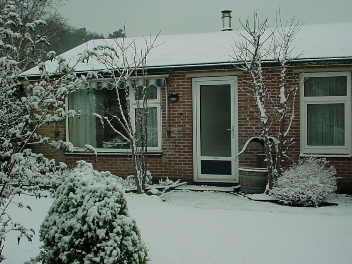 bungalow in the winter