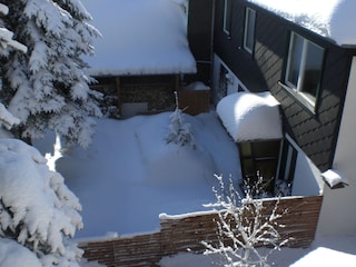 Gästehaus im Winter