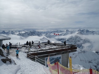 Hoch auf dem Nebelhorn in Oberstdorf