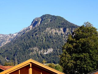 Der Blick von der Eßecke auf den Schattenberg