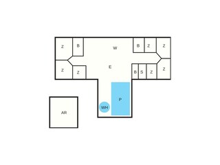 Ferienhaus Vester Husby Grundriss 4