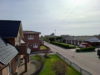 Blick vom Wohnzimmer Richtung Strand/Promenade