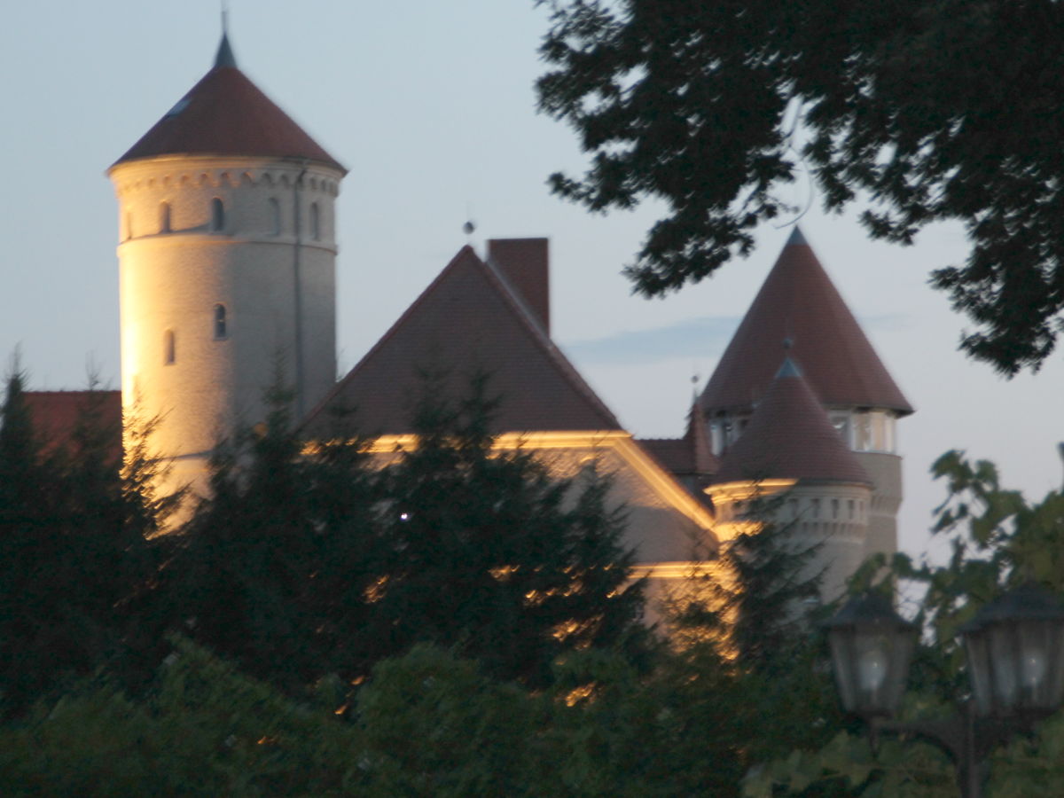 Blick vom Grundstück - Schloss Stolpe