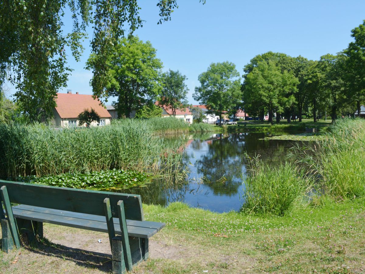 neben der Landbäckerei Idylle am Dorfteich .....