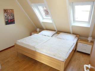 Der Schlafraum für 2 Gäste