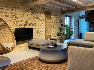 Living room with TV