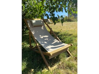Relaxing in the orchard