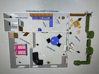 Apartamento de vacaciones Schwangau Plano de planta 39