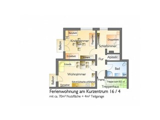 Ferienwohnung Carolinensiel Grundriss 16