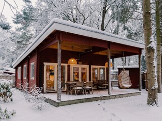Waldhäuschen de Kempen im Winter
