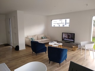 Wohnzimmer von Nordwesten aus gesehen