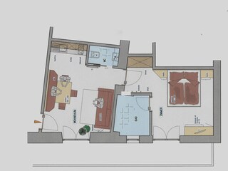 Appartamento per vacanze Algund Pianta del piano 29