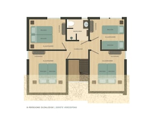 Villa Schoorl Grondplan 25