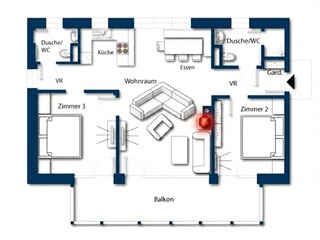 Ferienhaus Rauris Grundriss 23