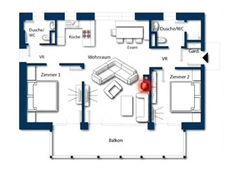 Casa per le vacanze Rauris Pianta del piano 23