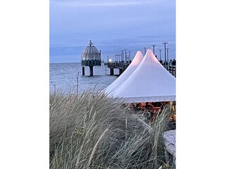 Seebrücke am Abend