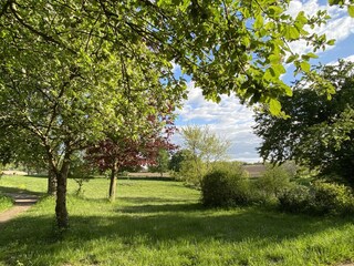 Blick aus dem Haus