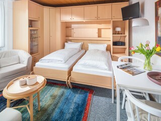 Wohnzimmer-Schlafzimmer