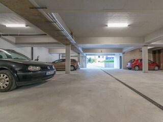 Parkplatz in der Garage