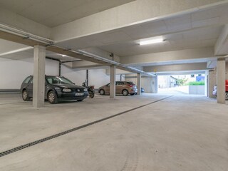 Parkplatz in der Garage