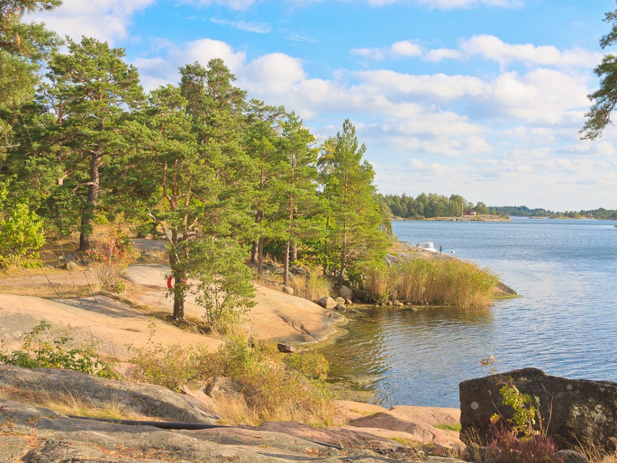 Badeplatz auf der Insel Stangehamn - Oskarshamn