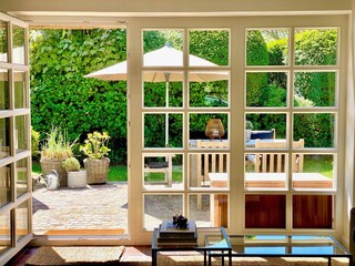 Blick auf die Terrasse