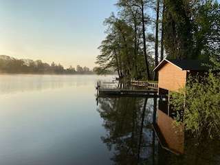 Morgenstimmung auf dem Bootssteg