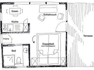 Floor Plan - The floor area is 27 sqm
