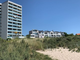 Blick vom Strand