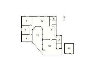Ferienhaus Truust Grundriss 6