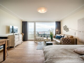 Appartement mit Blick auf dem Balkon