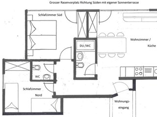 Ferienwohnung Saas-Grund Grundriss 40