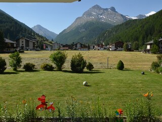 Sicht von der Ferienwohnung Richtung Süden