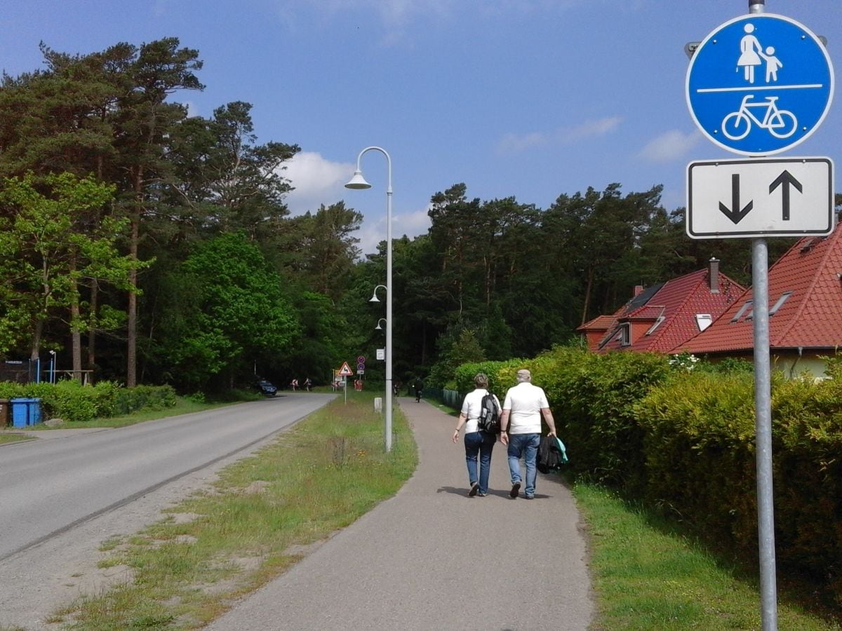 Radweg in 50m Entfernung