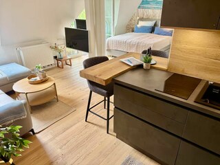 Überblick vom Loft