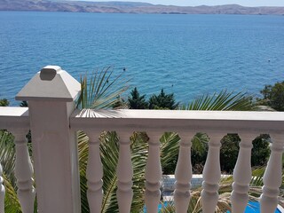 Balkon mit Meerblick