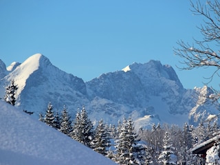 Zugspitzblick im Winter