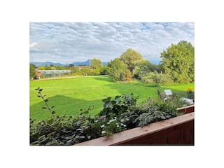 Blick vom Balkon