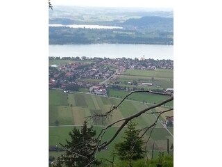 Wanderung zur Hornburg - Blick auf Schwangau