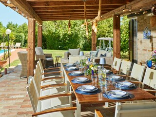 Villa Tenuta Belgatto - Outdoor table and chairs