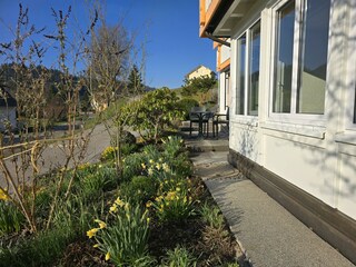 Wohnung in Obertal mit Wintergarten, Garten Sitzec