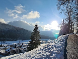 Wohnung in Obertal mit Wintergarten, Winter Oberta