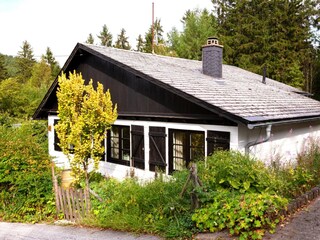 Straßenansicht - Ferienhaus-Waldchalet