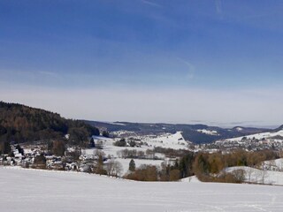 Winteraussicht vom Musenberg (200m vom Haus)