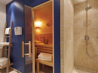 Sauna im Badezimmer